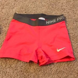 Nike pro compression shorts